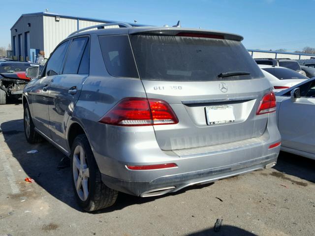 4JGDA5JB4GA694087 - 2016 MERCEDES-BENZ GLE 350 SILVER photo 3