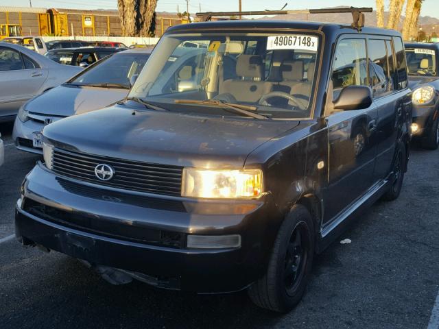 JTLKT324140143566 - 2004 TOYOTA SCION XB შავი ფოტო 2