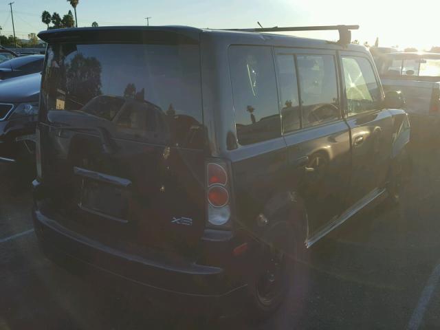 JTLKT324140143566 - 2004 TOYOTA SCION XB შავი ფოტო 4