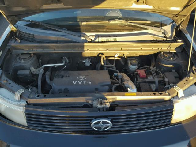 JTLKT324140143566 - 2004 TOYOTA SCION XB შავი ფოტო 7