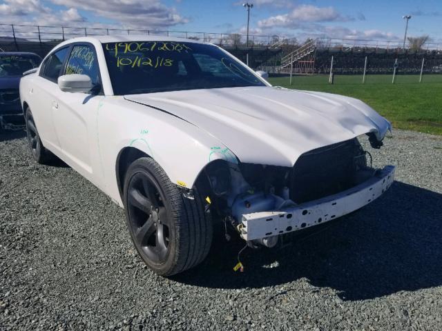 2C3CDXHG0DH546587 - 2013 DODGE CHARGER SX WHITE photo 1