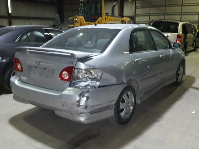 1NXBR32E66Z628957 - 2006 TOYOTA COROLLA CE SILVER photo 4