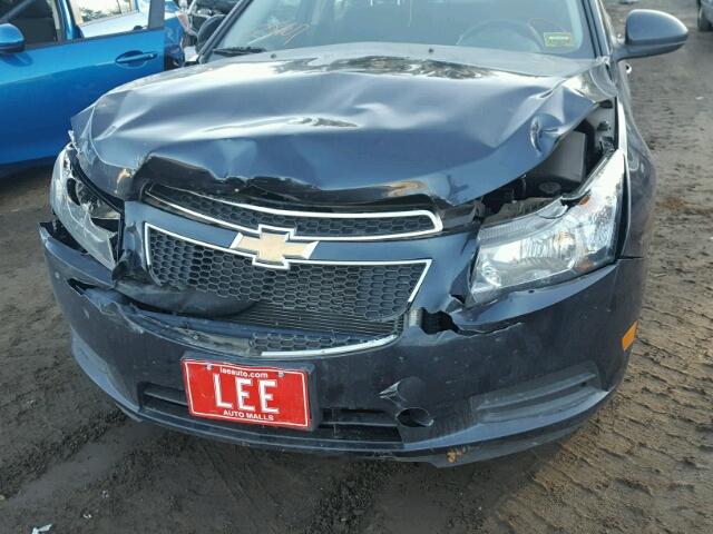 1G1PK5SBXE7387393 - 2014 CHEVROLET CRUZE LT BLACK photo 9