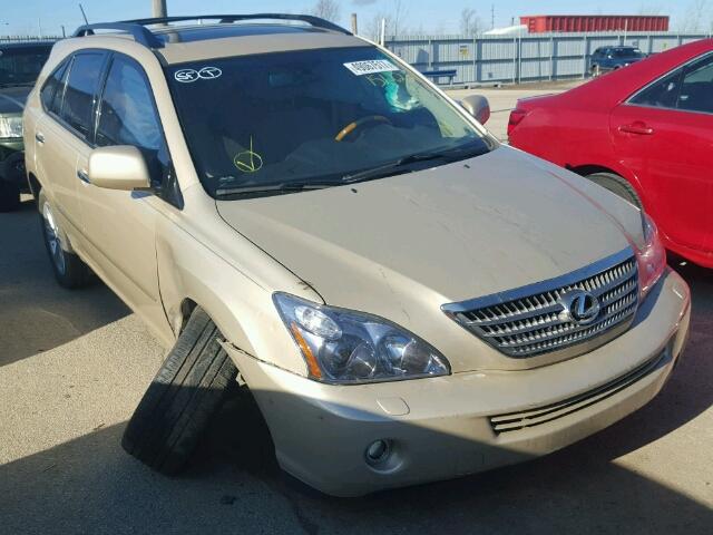 JTJGW31U982008286 - 2008 LEXUS RX 400H BEIGE photo 1