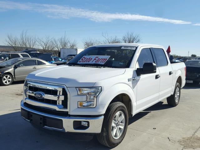 1FTEW1CFXGKF63064 - 2016 FORD F150 SUPER WHITE photo 2