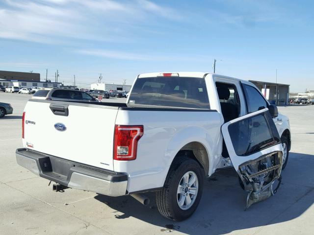 1FTEW1CFXGKF63064 - 2016 FORD F150 SUPER WHITE photo 4