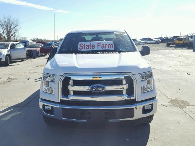 1FTEW1CFXGKF63064 - 2016 FORD F150 SUPER WHITE photo 9