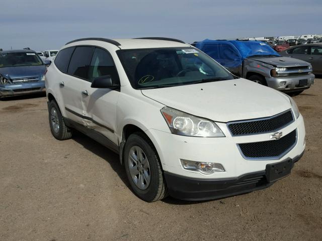 1GNLREED7AJ199174 - 2010 CHEVROLET TRAVERSE L WHITE photo 1