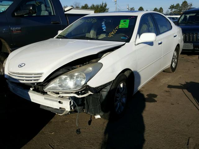 JTHBA30G040023447 - 2004 LEXUS ES 330 WHITE photo 2