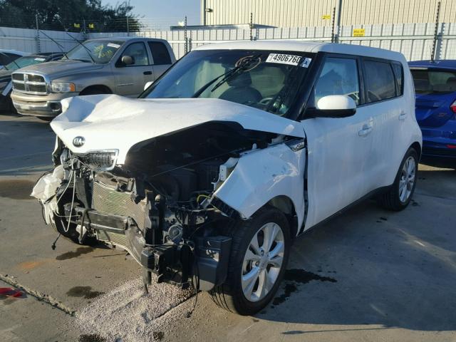 KNDJP3A50G7242400 - 2016 KIA SOUL + WHITE photo 2