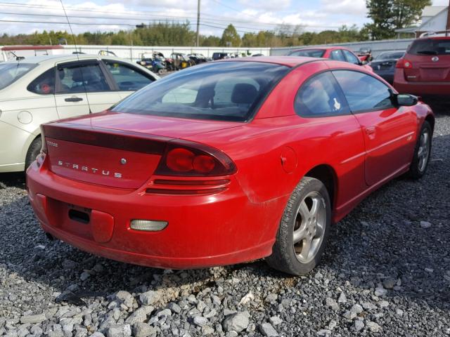 4B3AG52H82E139671 - 2002 DODGE STRATUS R/ RED photo 4