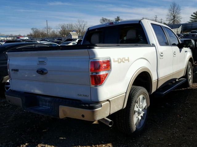 1FTFW1EF4BFC75835 - 2011 FORD F150 SUPER WHITE photo 4