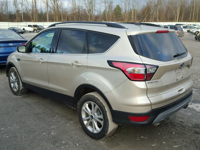 1FMCU9GD2HUE67905 - 2017 FORD ESCAPE SE TAN photo 3