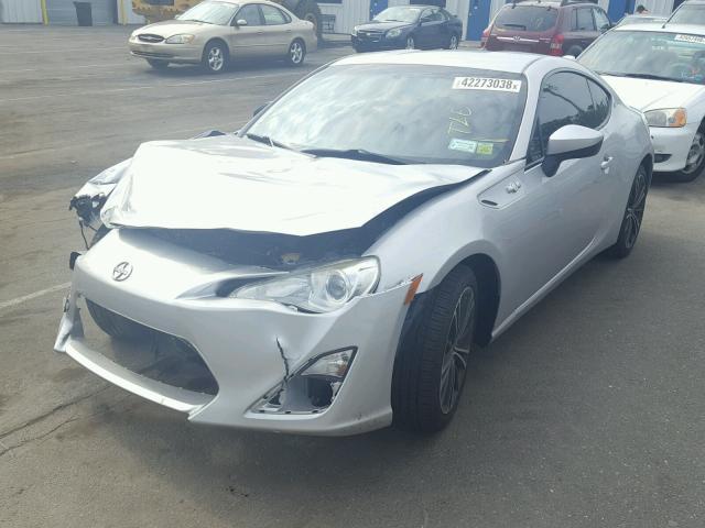JF1ZNAA11D2705329 - 2013 TOYOTA SCION FR-S SILVER photo 2