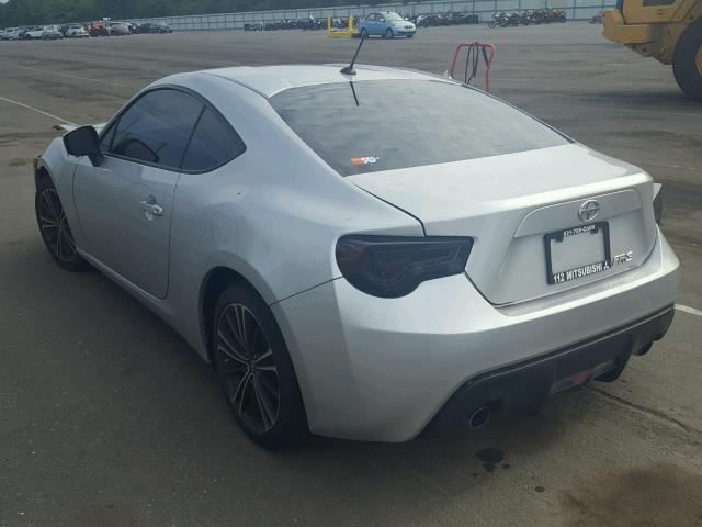 JF1ZNAA11D2705329 - 2013 TOYOTA SCION FR-S SILVER photo 3