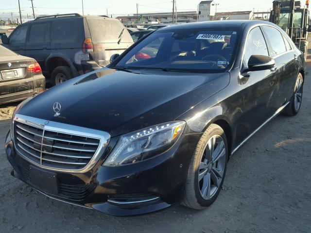 WDDUG8CB1FA107883 - 2015 MERCEDES-BENZ S 550 BLACK photo 2