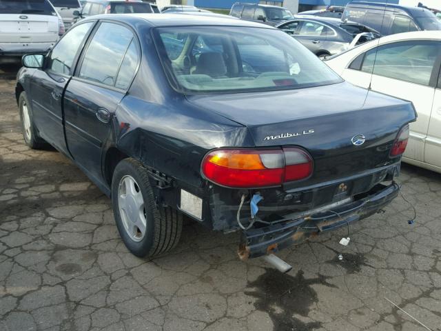 1G1NE52J4Y6297866 - 2000 CHEVROLET MALIBU LS BLACK photo 3