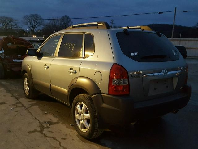 KM8JN72D95U220263 - 2005 HYUNDAI TUCSON GLS GRAY photo 3