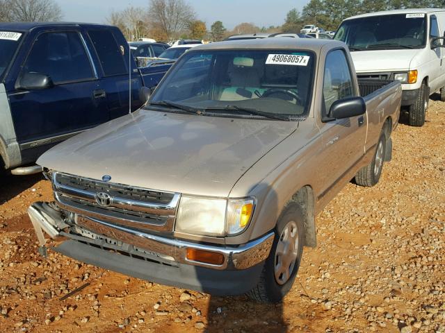 4TANL42N2VZ316253 - 1997 TOYOTA TACOMA GOLD photo 2