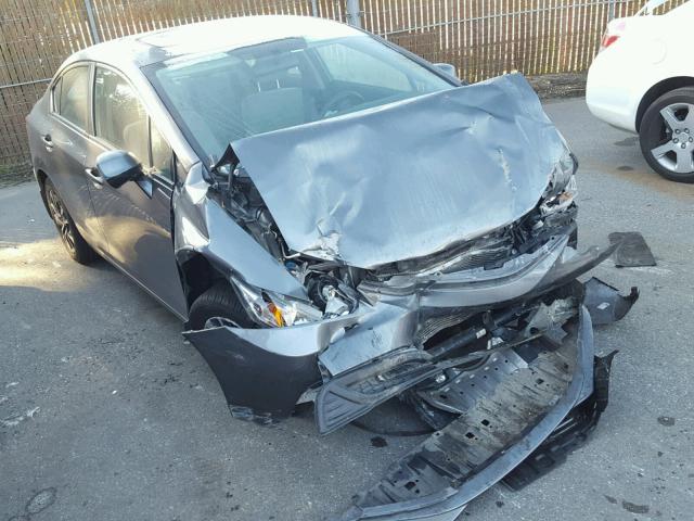 19XFB2F83DE290163 - 2013 HONDA CIVIC EX GRAY photo 1