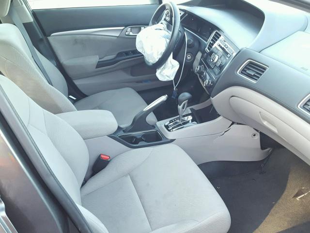 19XFB2F83DE290163 - 2013 HONDA CIVIC EX GRAY photo 5