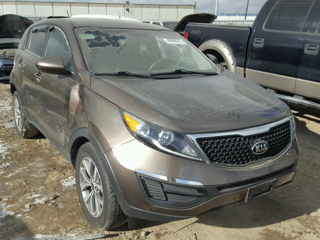 KNDPB3AC9E7639253 - 2014 KIA SPORTAGE B BROWN photo 1