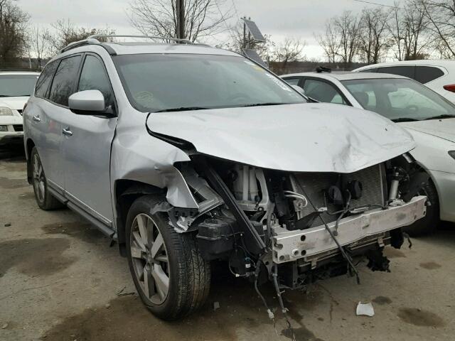 5N1AR2MM0EC649303 - 2014 NISSAN PATHFINDER SILVER photo 1