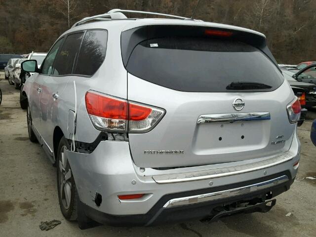 5N1AR2MM0EC649303 - 2014 NISSAN PATHFINDER SILVER photo 3