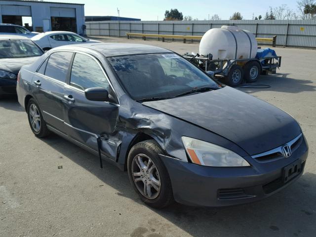 1HGCM56826A133519 - 2006 HONDA ACCORD EX GRAY photo 1