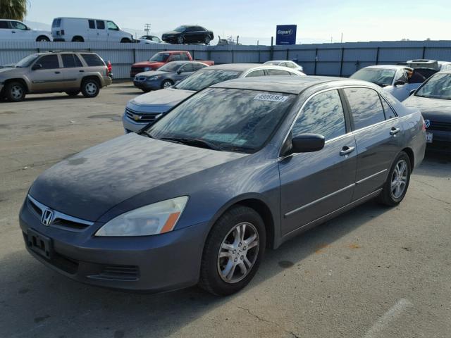 1HGCM56826A133519 - 2006 HONDA ACCORD EX GRAY photo 2