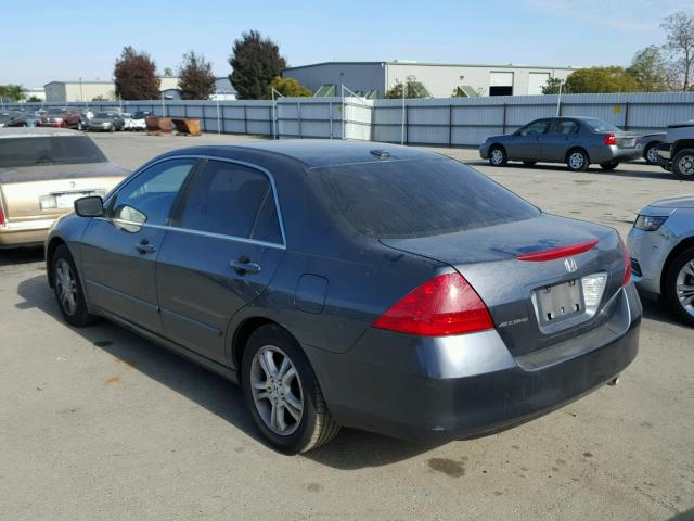 1HGCM56826A133519 - 2006 HONDA ACCORD EX GRAY photo 3