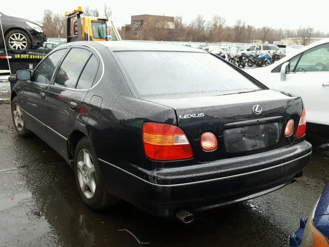 JT8BD68S4Y0086851 - 2000 LEXUS GS 300 BLACK photo 3