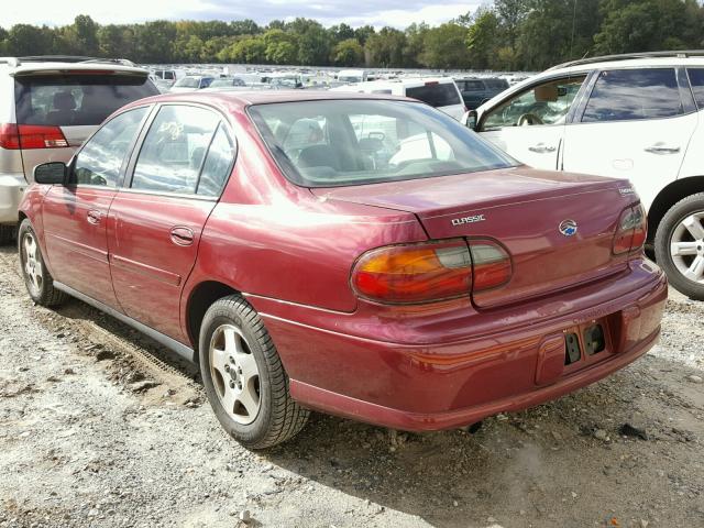 1G1ND52F84M659119 - 2004 CHEVROLET CLASSIC MAROON photo 3