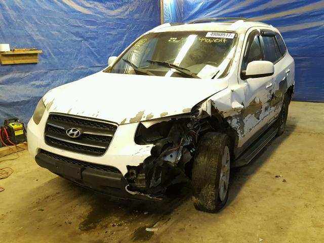 5NMSH73E99H241148 - 2009 HYUNDAI SANTA FE S WHITE photo 2