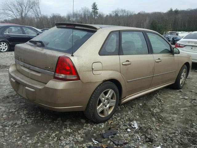 1G1ZT63886F139259 - 2006 CHEVROLET MALIBU MAX TAN photo 4