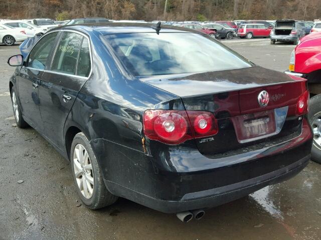 3VWRZ7AJ6AM019712 - 2010 VOLKSWAGEN JETTA SE 黑色 照片 3