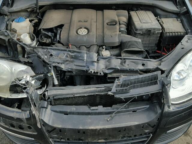 3VWRZ7AJ6AM019712 - 2010 VOLKSWAGEN JETTA SE 黑色 照片 7