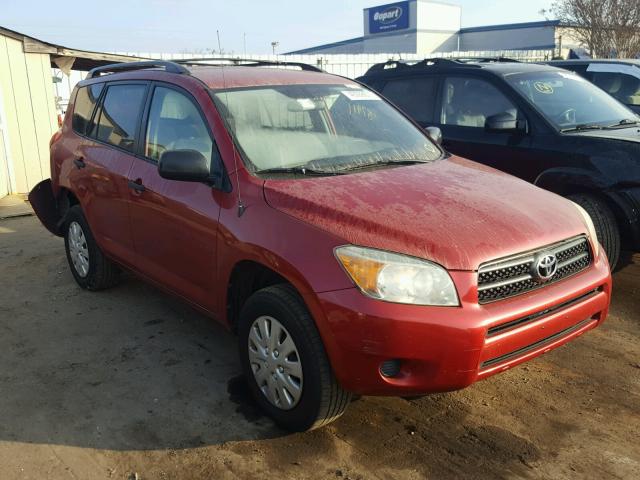 JTMBD33V186076406 - 2008 TOYOTA RAV4 RED photo 1