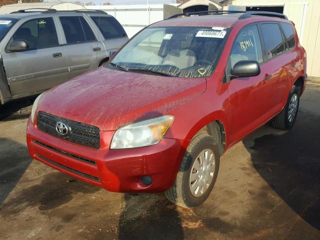 JTMBD33V186076406 - 2008 TOYOTA RAV4 RED photo 2