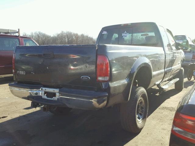 1FTSX31F52ED65563 - 2002 FORD F350 SRW S BLACK photo 4