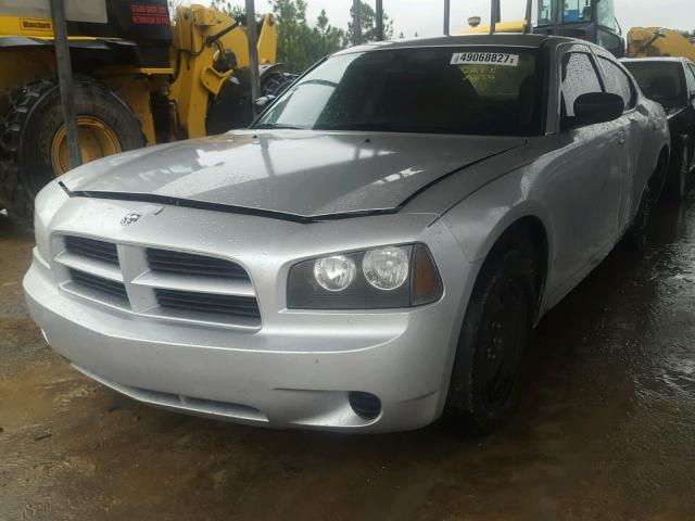 2B3KA43R88H113601 - 2008 DODGE CHARGER SILVER photo 2