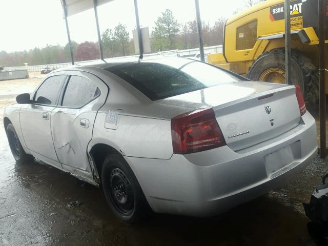 2B3KA43R88H113601 - 2008 DODGE CHARGER SILVER photo 3