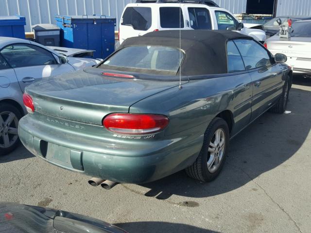 3C3EL55H6VT622335 - 1997 CHRYSLER SEBRING JX GREEN photo 4