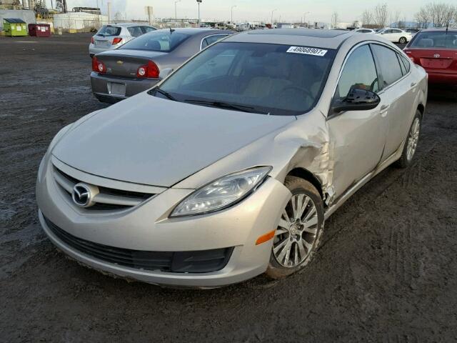 1YVHP81A395M06563 - 2009 MAZDA 6 I BEIGE photo 2