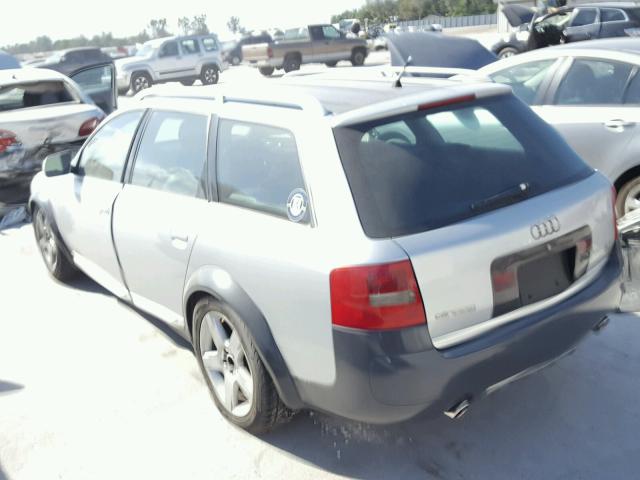 WAUYP64B91N166581 - 2001 AUDI ALLROAD SILVER photo 3