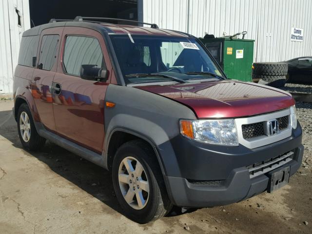 5J6YH28769L002494 - 2009 HONDA ELEMENT EX BURGUNDY photo 1