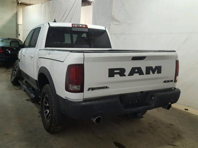 1C6RR7YT7FS780037 - 2015 RAM 1500 REBEL WHITE photo 3