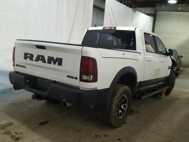 1C6RR7YT7FS780037 - 2015 RAM 1500 REBEL WHITE photo 4