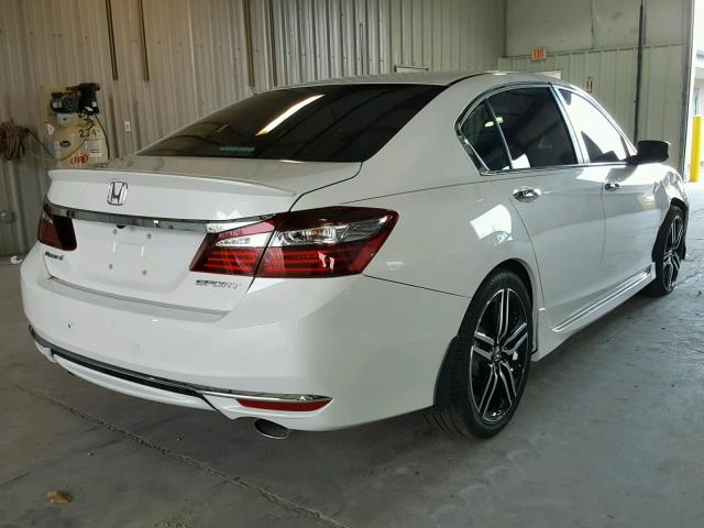 1HGCR2F53HA220788 - 2017 HONDA ACCORD SPO WHITE photo 4