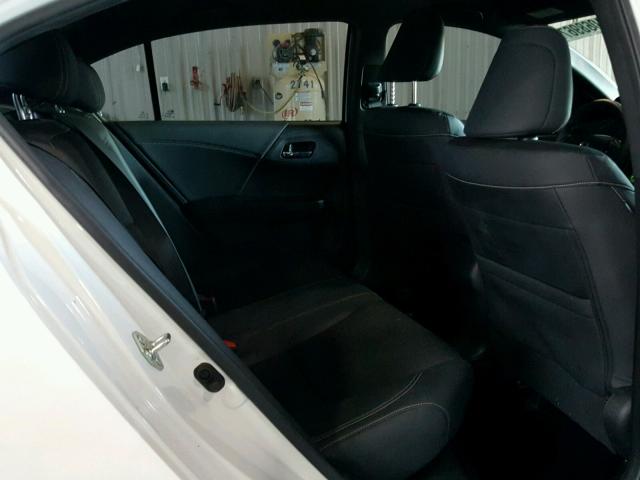 1HGCR2F53HA220788 - 2017 HONDA ACCORD SPO WHITE photo 6